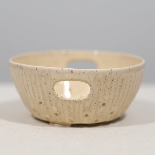 Ivory Speckled Berry Bowl