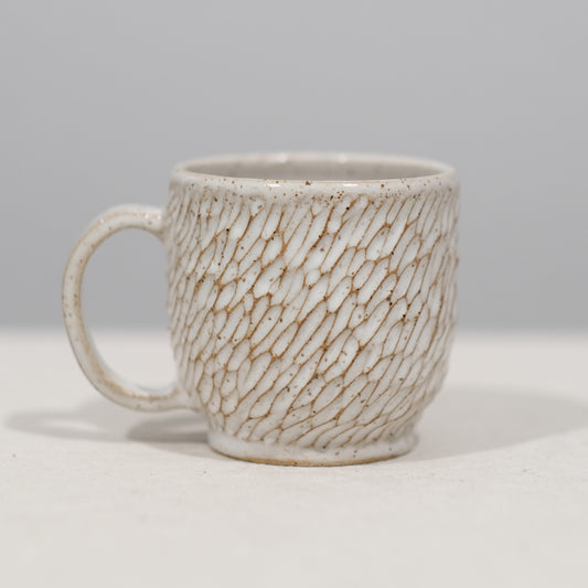 Rustic Carved Mug