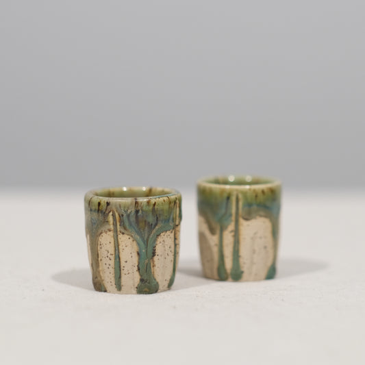 Cactus Drip Shot Glass Pair