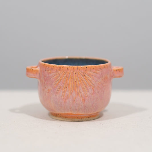 Coral Aloe Soup Bowl