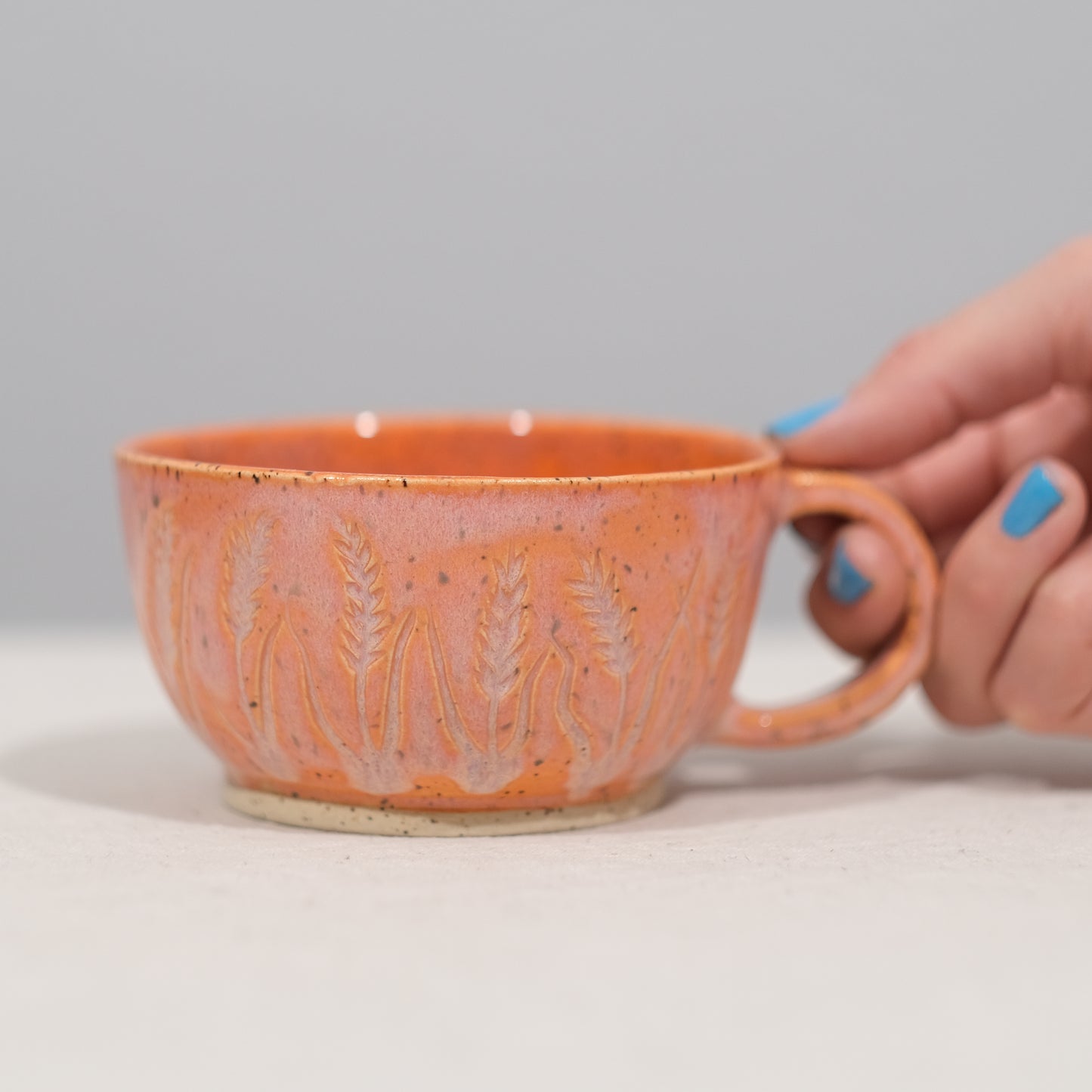 Coral Wheat Mug