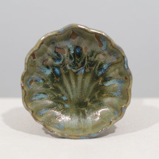 Emerald Green Shell Dish