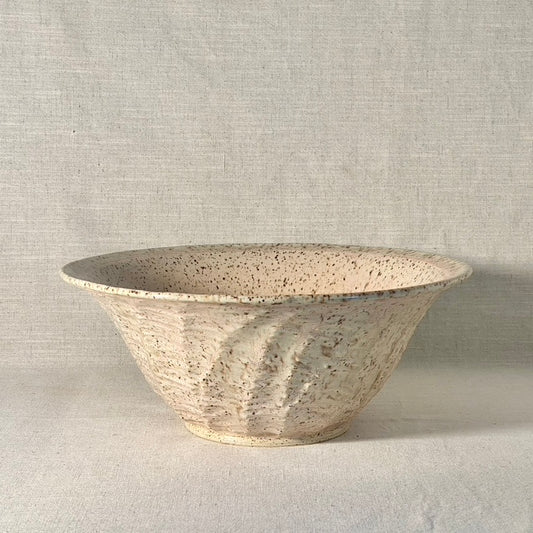 Blush Speckle Large Serving Bowl